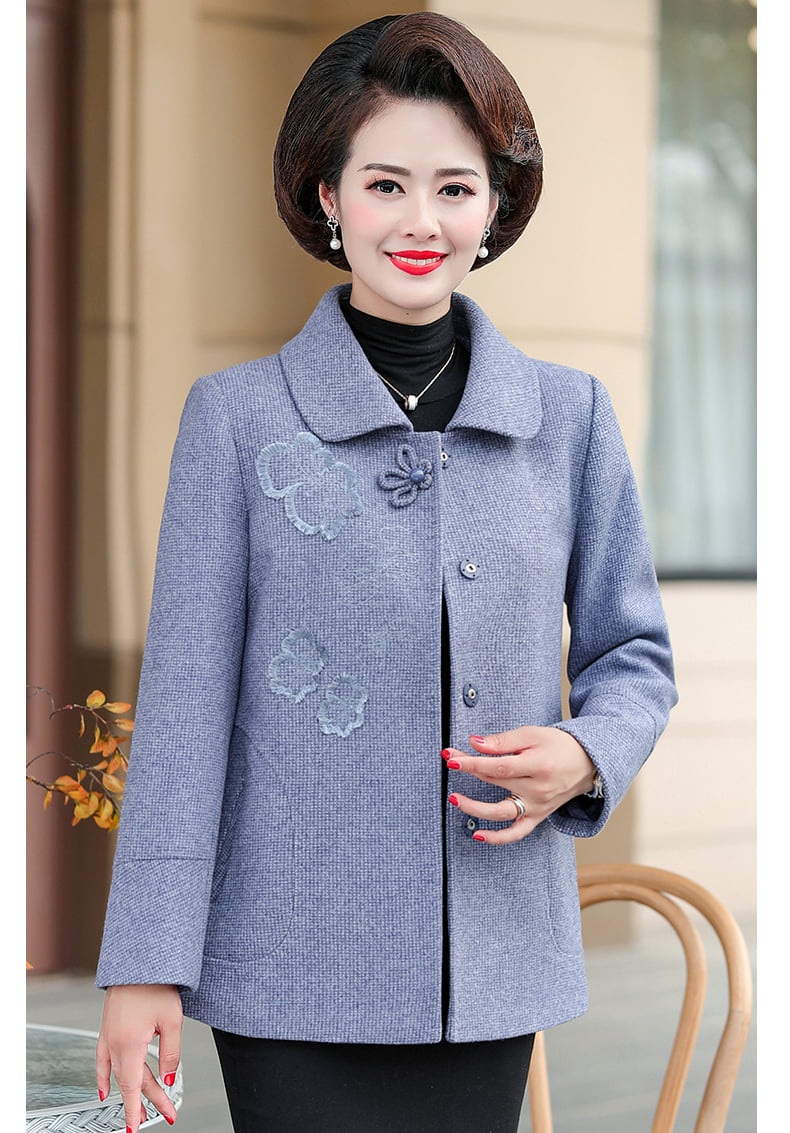 Áo Dạ Thêu cao cấp cho mẹ, bà